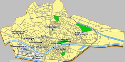 Sevilla Spanien Sehenswürdigkeiten anzeigen